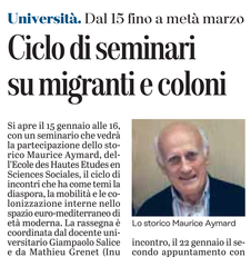 La notizia su L'Unione Sarda del 5 gennaio 2021 a pagina 23