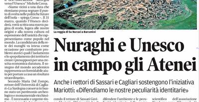 L'articolo su La Nuova Sardegna del 13 gennaio 2021 a pagina 15