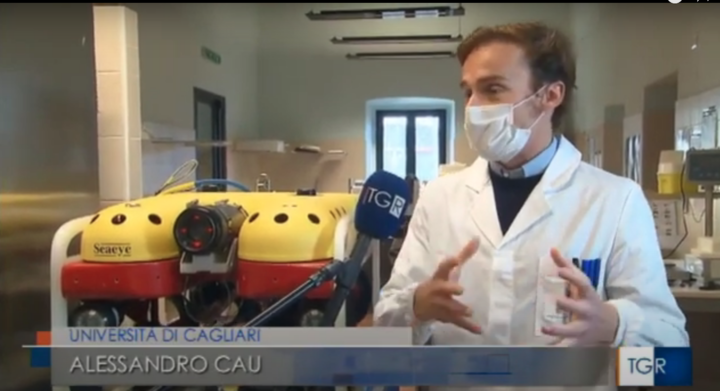 TGR RAI intervista ALESSANDRO CAU sui rifiuti marini - UniCa