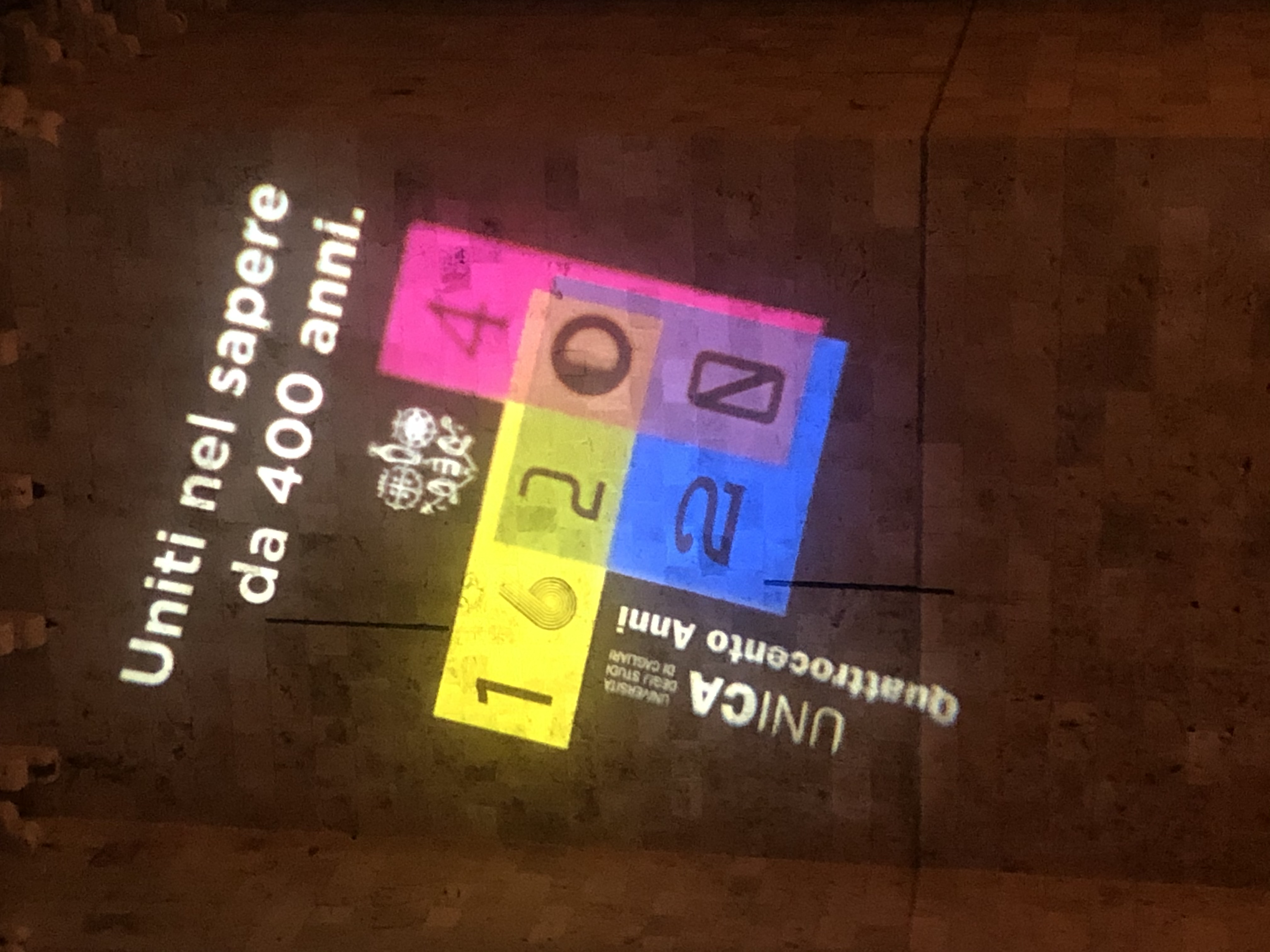 UniCa 400 sulla Torre dell'Elefante