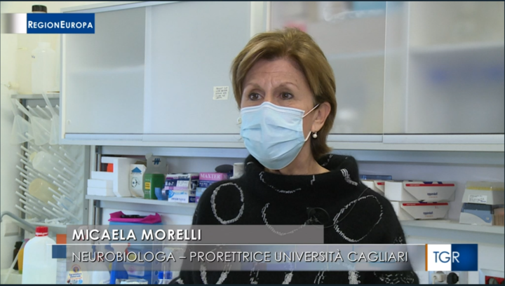 Micaela Morelli durante l'intervista con Chiara Zammitti