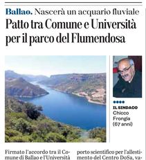 La notizia su L'Unione Sarda del 24 febbraio 2021 a pagina 29