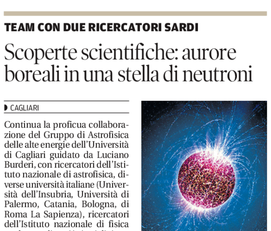 L'articolo su La Nuova Sardegna del 4 marzo 2021 a pagina 45