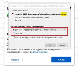 Scaricare un file acsm