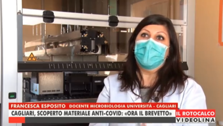 Francesca Esposito intervistata per la trasmissione "Il Rotocalco. Sardi d'Europa"