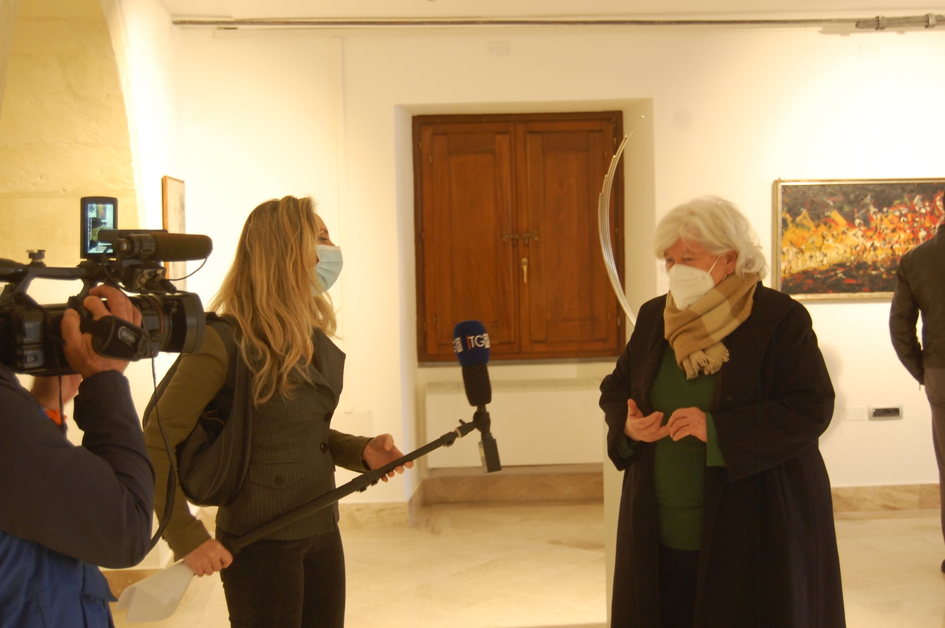 Il rettore Maria Del Zompo intervistata per il TGR RAI Sardegna