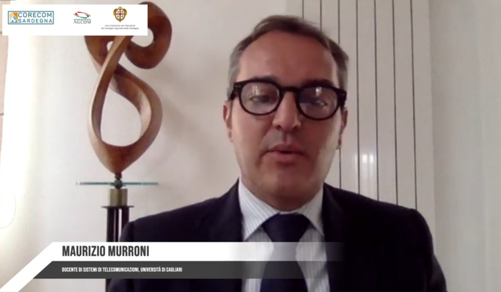 Maurizio Murroni durante il webinar del CORECOM Sardegna