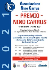 La locandina del premio Nino Carrus 2021
