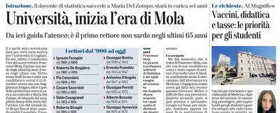 Gli articoli su L'Unione Sarda del 3 aprile 2021 a pagina 17