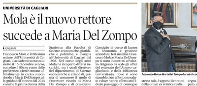 La notizia su La Nuova Sardegna del 3 aprile 2021 a pagina 10