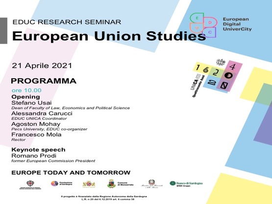 La locandina dell'evento “European Union Studies”