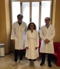 Il team di ricerca sulla gstione clinica del disturbo bipolare. Da sinistra, Bernardo Carpiniello, Federica Pinna e Mirko Manchia