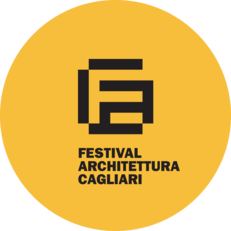 Il logo del Festival dell'Architettura di Cagliari, un'altra delle innumerevoli creazioni di Stefano Asili