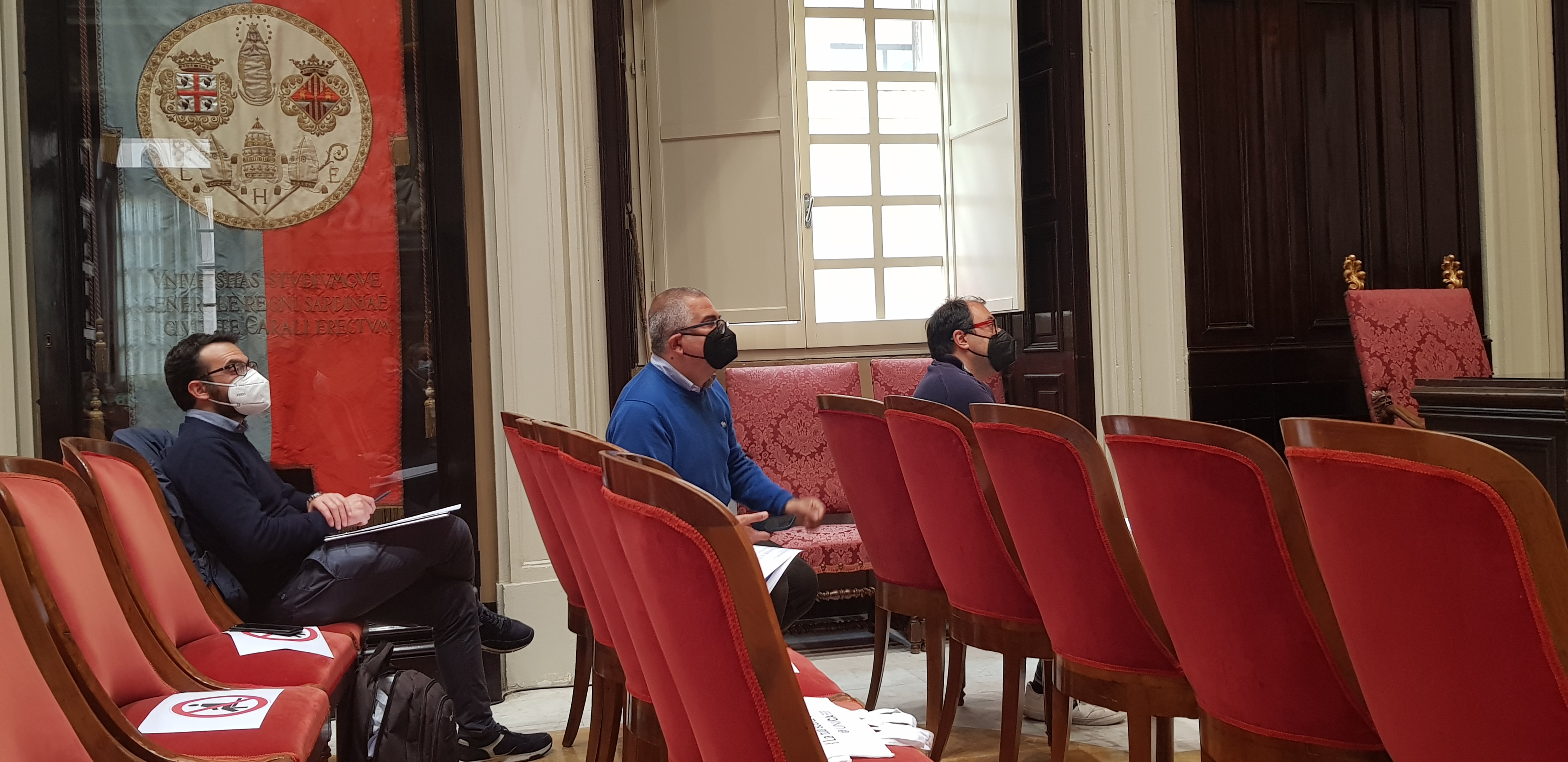 In aula magna rispettate distanze e misure di sicurezza