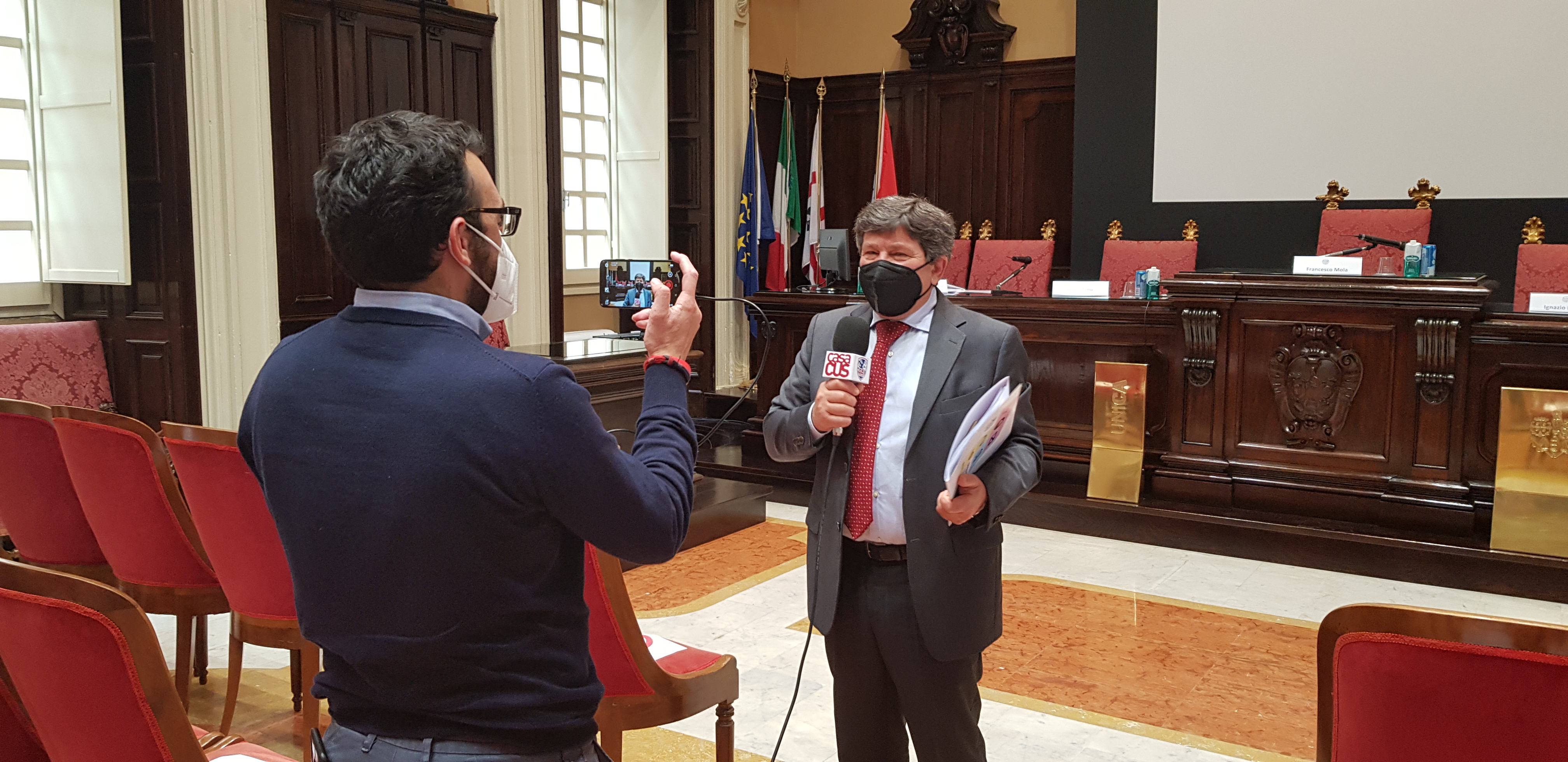 Intervista di Andrea Matta per Casa Cus (Radiolina/Videolina)