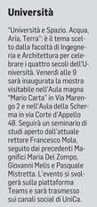 L'articolo su L'Unione Sarda del 18 maggio 2021 a pagina 21