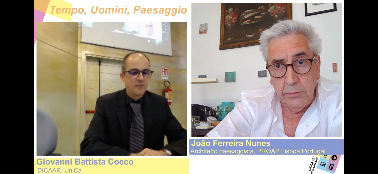 L'architetto paesaggista Joao Ferreira Nunes introdotto da Giovanni Battista Cocco