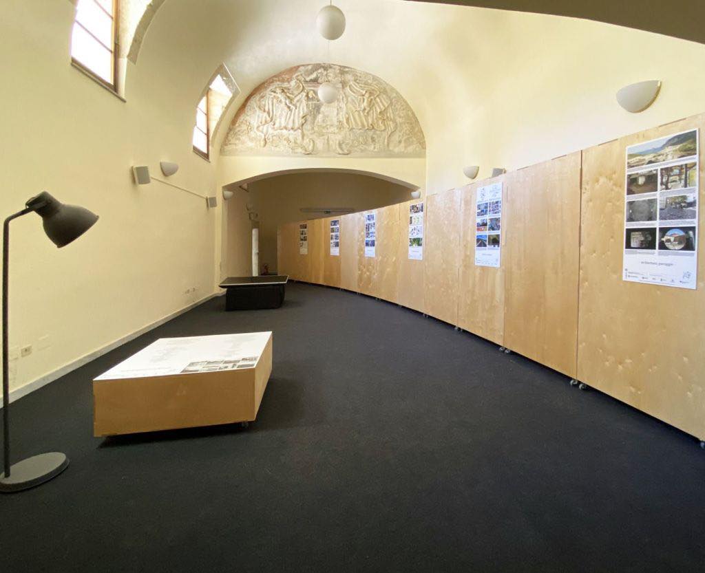 La mostra nell'Aula Scherma in via Corte d'Appello