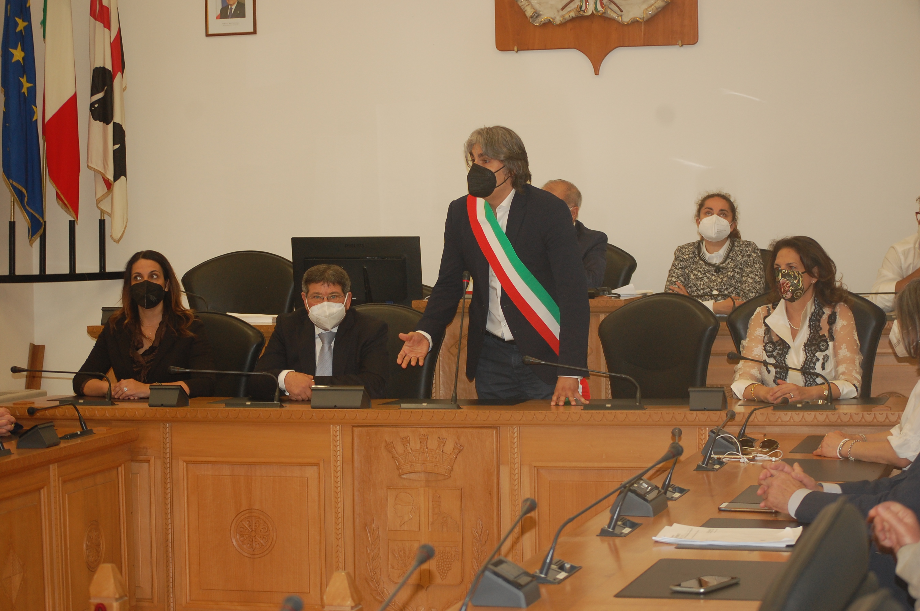 Il sindaco di Monserrato Tomaso Antonio Locci