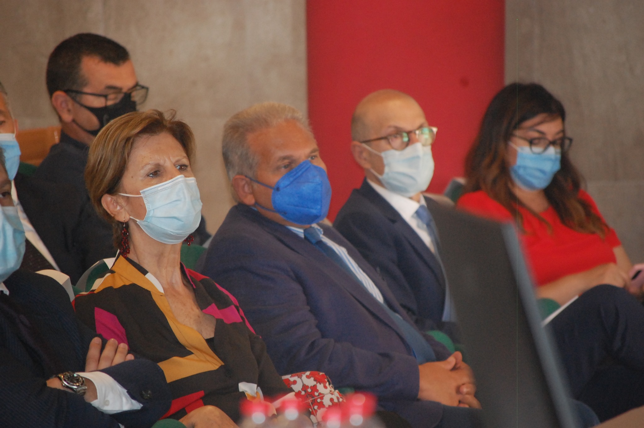 La professoressa Micaela Morelli, il DG di UniCa Aldo Urru e il Prorettore vicario Gianni Fenu