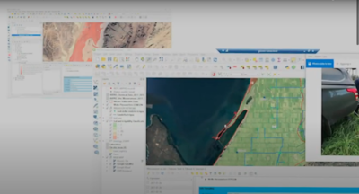 Le elaborazioni cartografiche dell'area interessata dal progetto