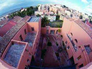 Cagliari. Veduta aerea del dipartimento di Scienze economiche e socialiconomiche