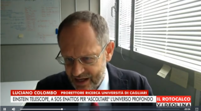 Il prof. Colombo in trasmissione su Videolina