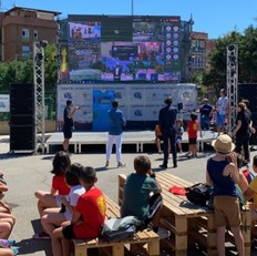 Cagliari. Una fase della presentazione di Educamp-Coni al Cus Cagliari