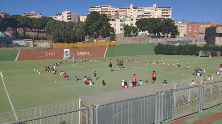 Cus Cagliari, immagine tratta dal camp estivo: la festa dei bambini