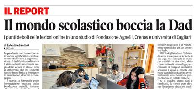 L'articolo su La Nuova Sardegna del 12 luglio 2021 a pagina 16