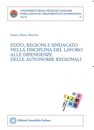 La copertina del volume firmato da Enrico Mastinu