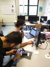 Una fase del processo di falsificazione e attacco al sistema