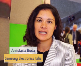 La dottoressa Anastasia Buda, manager Samsung Italia