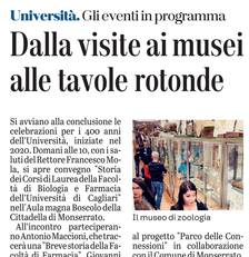 La notizia su L'Unione Sarda del 13 ottobre 2021 a pagina 47