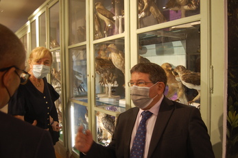 Un momento della visita guidata