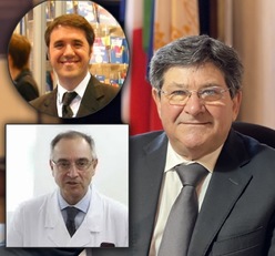 In senso orario, Giorgio La Nasa, Luca Saba e Francesco Mola