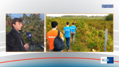 Massimo Barbaro durante la diretta