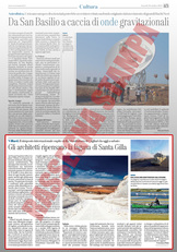 IN EDICOLA. La notizia del simposio oggi a pagina 45 dell'Unione Sarda, con l'articolo di Francesca Melis