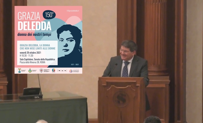 Il Rettore Francesco Mola durante il suo intervento