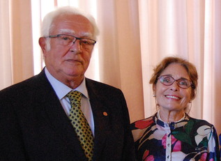I signori Franco ed Elisabetta Marini, promotori del premio