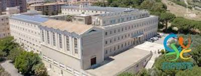 Veduta aerea della struttura che ospita il College universitario Sant'Efisio