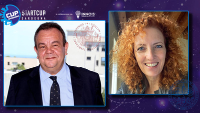 Gavino Mariotti, magnifico rettore dell'Universit&agrave; di Sassari, e la dottoressa Orsola Macis dell'Universit&agrave; di Cagliari