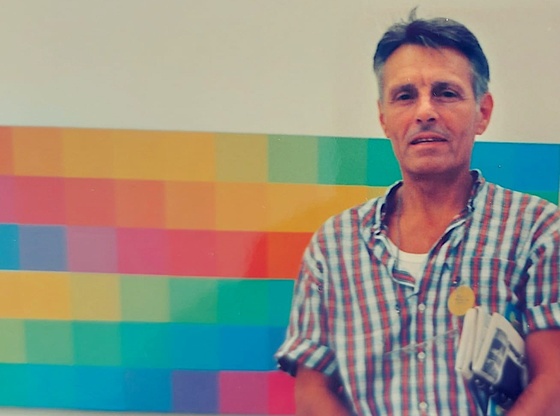 Franco Oppo a documenta, Kassel 13 agosto 1991 &copy; Ida Allegretto