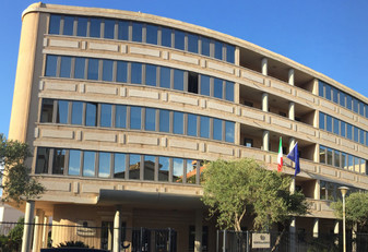 La sede della Procura Regionale della Corte dei Conti, in via Angius