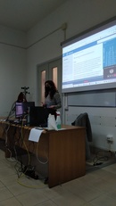 Ester Cois durante il suo intervento al Laboratorio "Parit&agrave; di Genere"