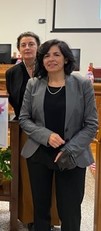 Elisabetta Gola, in primo piano, e Rita Dedola