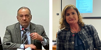 Paolo De Angelis e Cristina Ornano, procuratore capo facente funzioni e giudice per le indagini preliminari, Tribunale di Cagliari