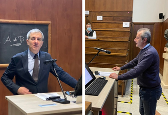 Da sinistra, Cristiano Galbiati e Alberto Angioni