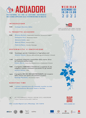 La locandina dell'evento finale del Progetto Acuadori. Clicca per ingrandire