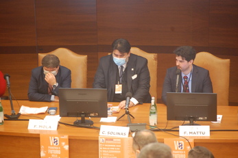 Francesco Mola, Christian Solinas e Fabrizio Mattu